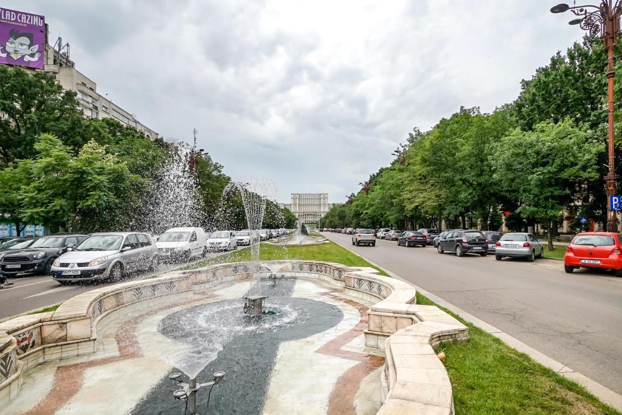 Roof View Bucharest Artesian Fountains Apartment Dış mekan fotoğraf